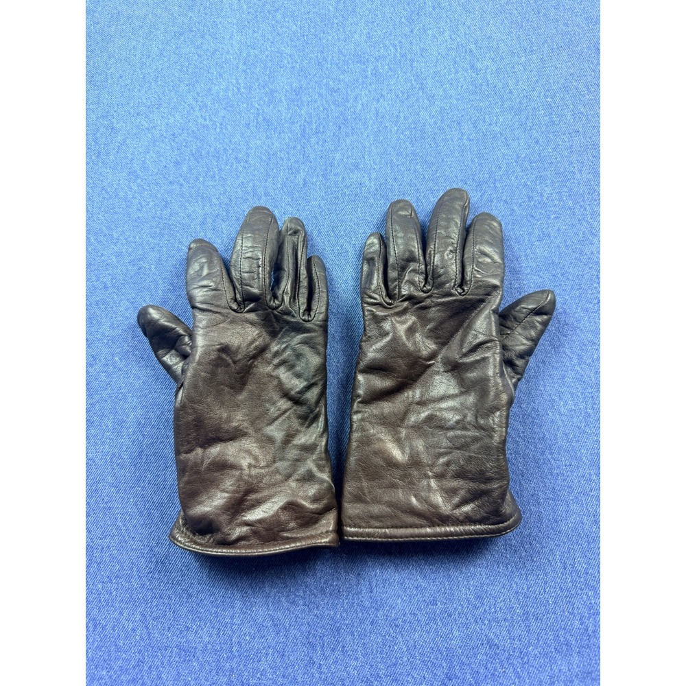 Vintage Thinsulate Thermal Insulation Brown Leather Gloves Small